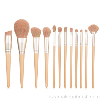 12pcs laus duft makeup bursta setja fegurð verkfæri